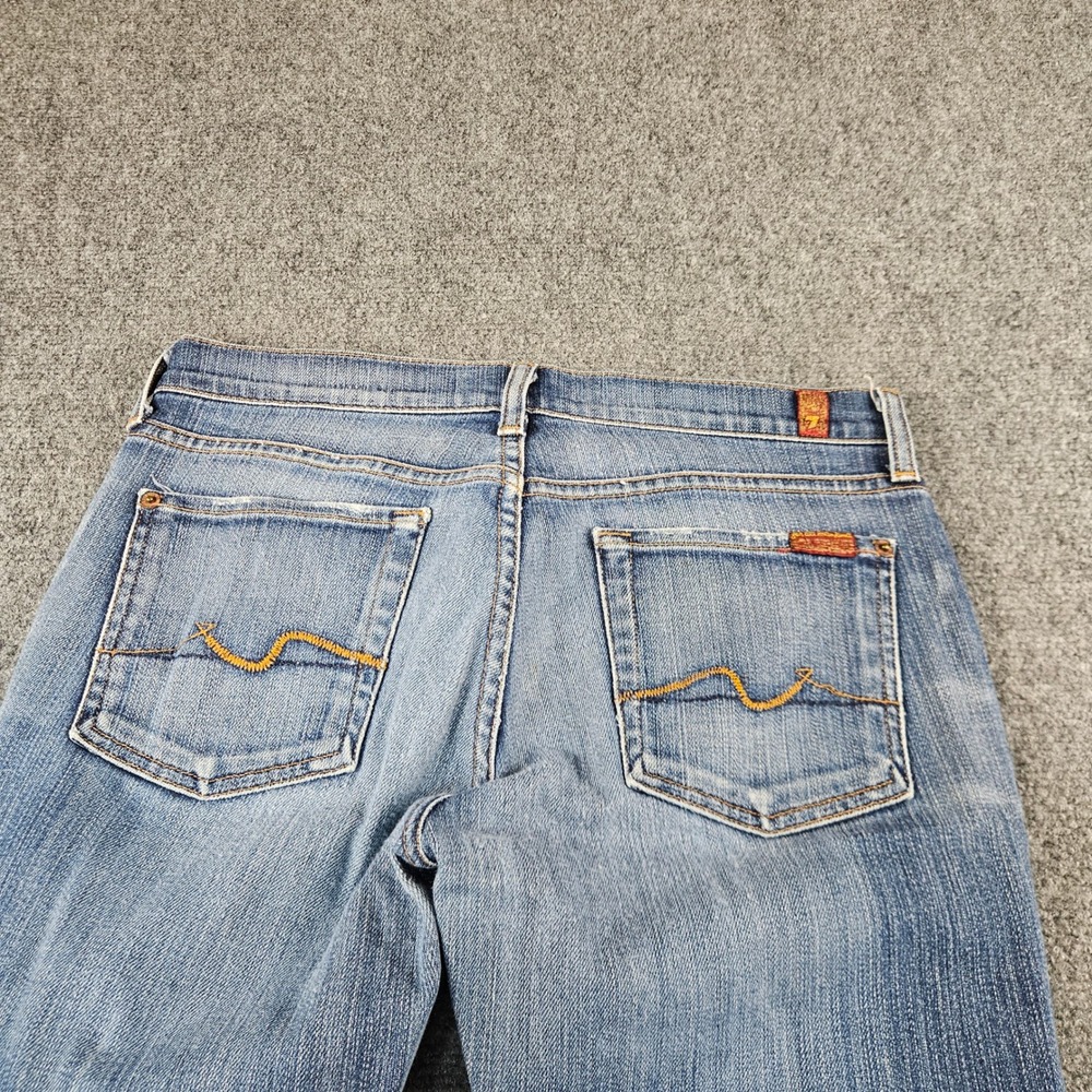 7‎ For All Mankind Bootcut Jeans Blue Wash Denim U075080U-080U Size 29 - Picture 10 of 12